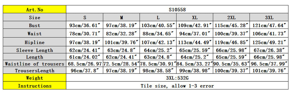 Women's Fashion Color Printed Shirt Suit Two-piece Set