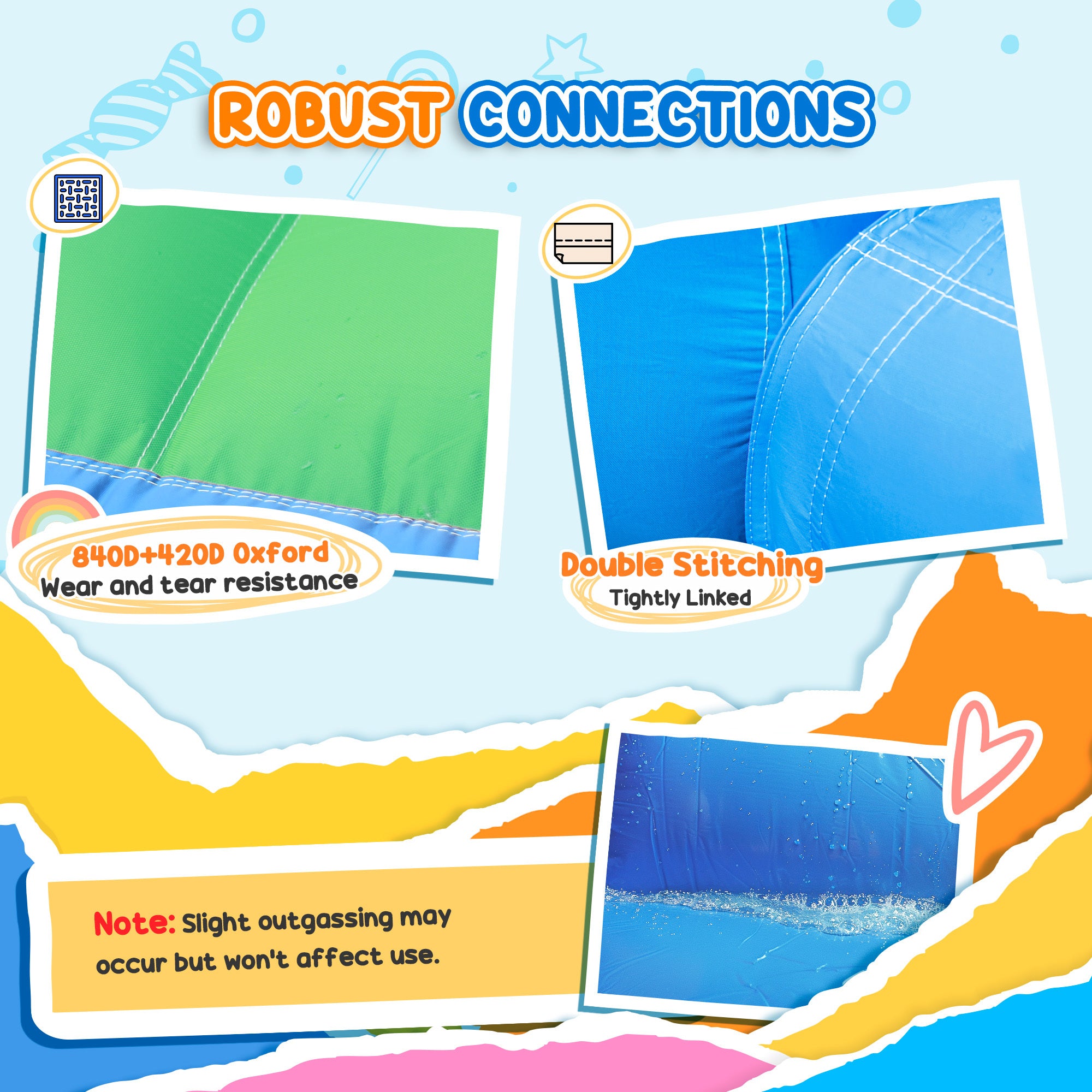 4 In 1 Inflatable Bounce House With Slide, Basketball Hoop, Ball Pit, 370W Blower, Storage Bag, 163 X 81 X 75