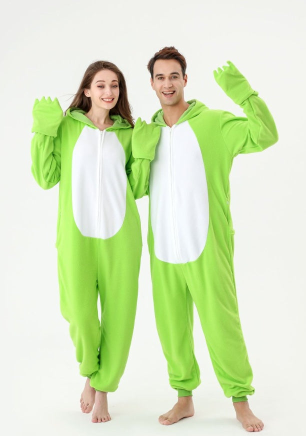 Onesie Animal Fleece Pajamas Halloween Cosplay Costumes Sleepwear Party Wear