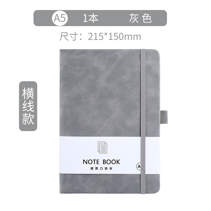 a7 strap notebook wholesale a5 skin feel leather student diary book custom a6 student diary book custom