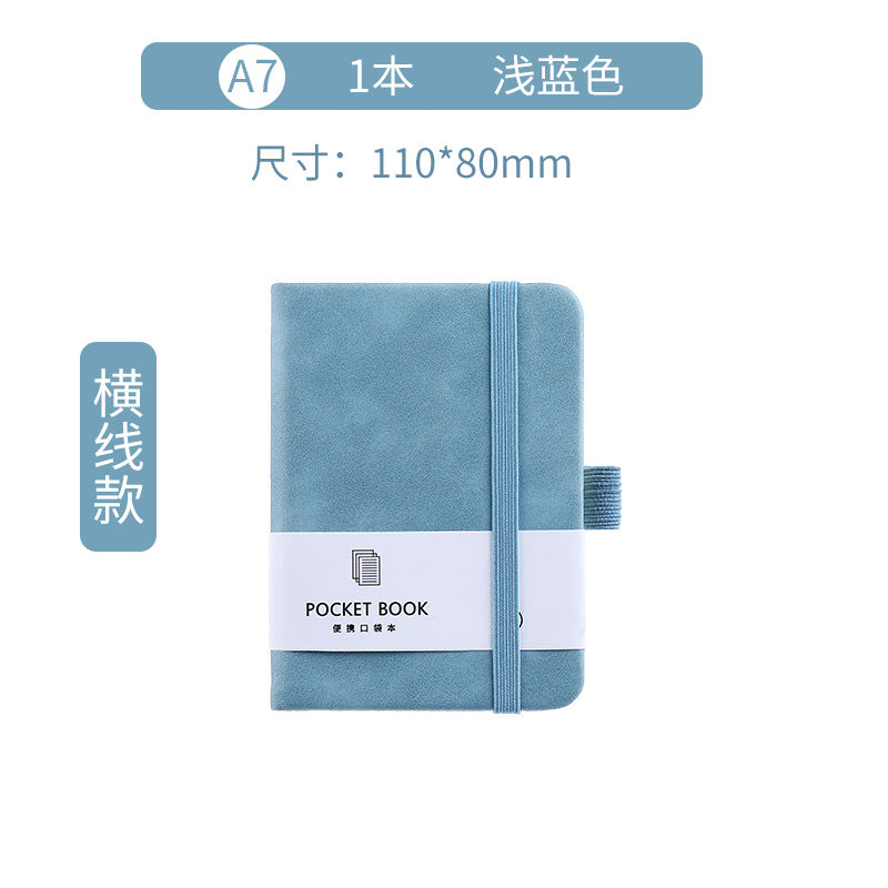 a7 strap notebook wholesale a5 skin feel leather student diary book custom a6 student diary book custom