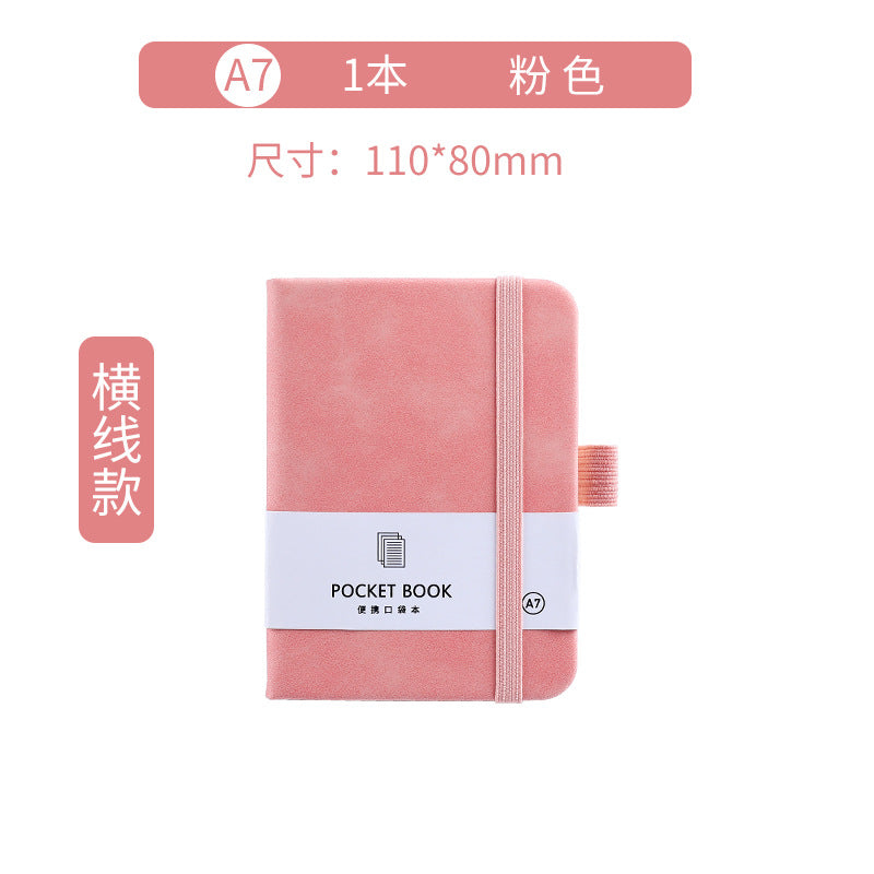 a7 strap notebook wholesale a5 skin feel leather student diary book custom a6 student diary book custom