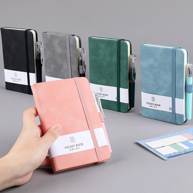 a7 strap notebook wholesale a5 skin feel leather student diary book custom a6 student diary book custom