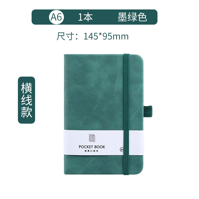 a7 strap notebook wholesale a5 skin feel leather student diary book custom a6 student diary book custom
