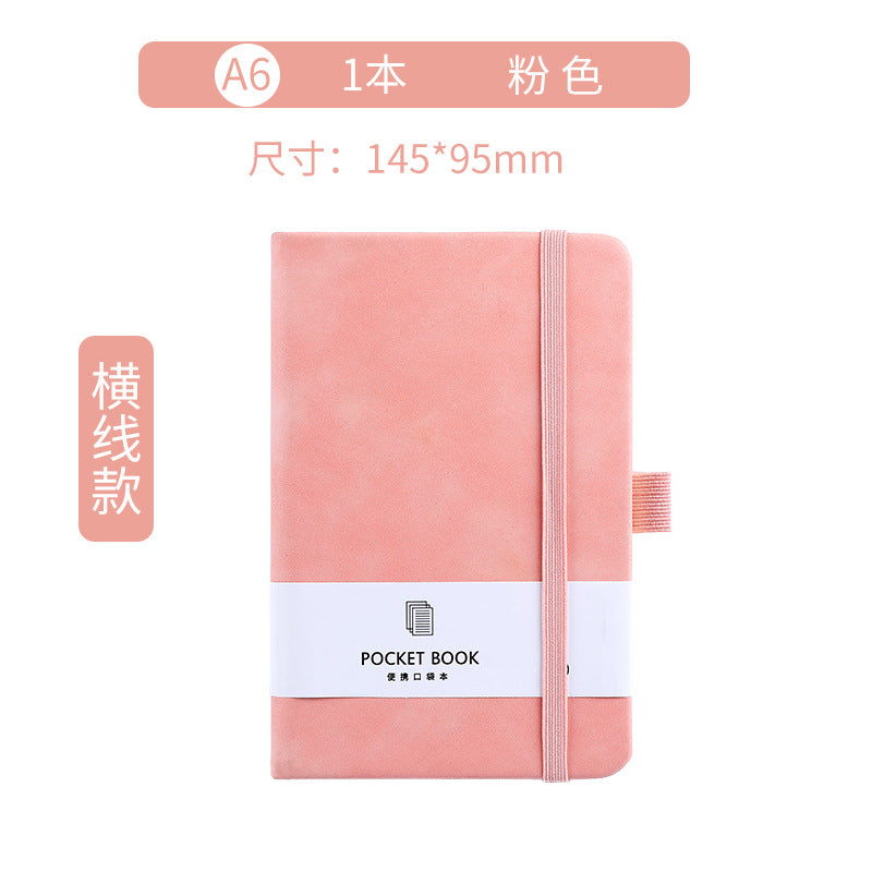 a7 strap notebook wholesale a5 skin feel leather student diary book custom a6 student diary book custom