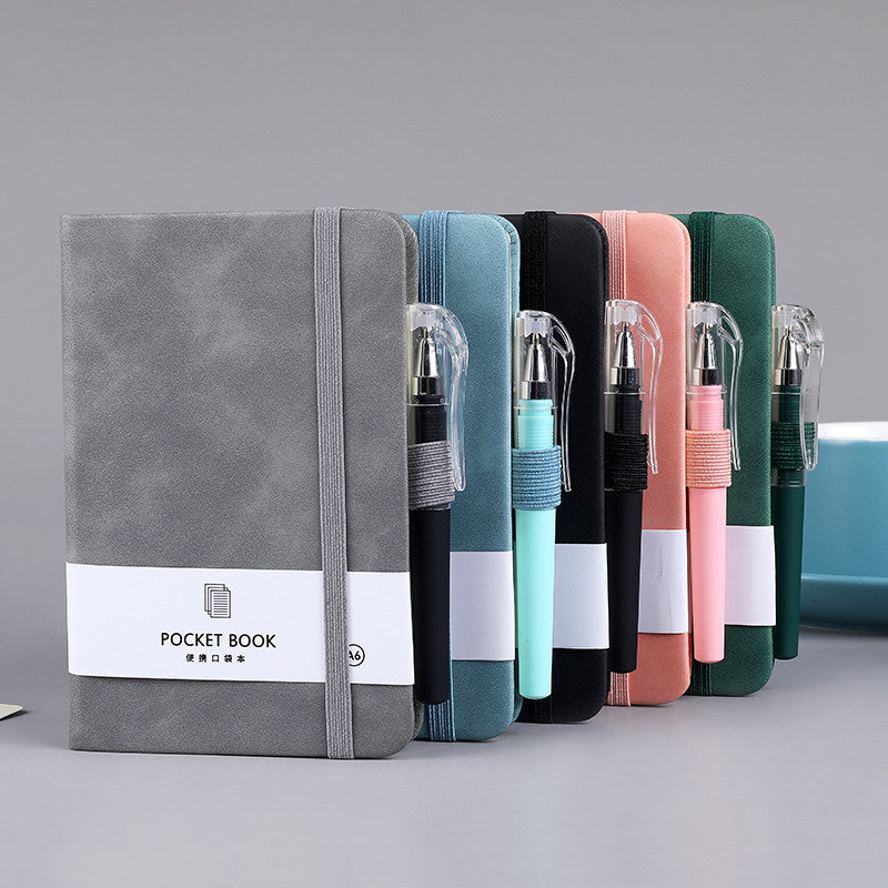 a7 strap notebook wholesale a5 skin feel leather student diary book custom a6 student diary book custom