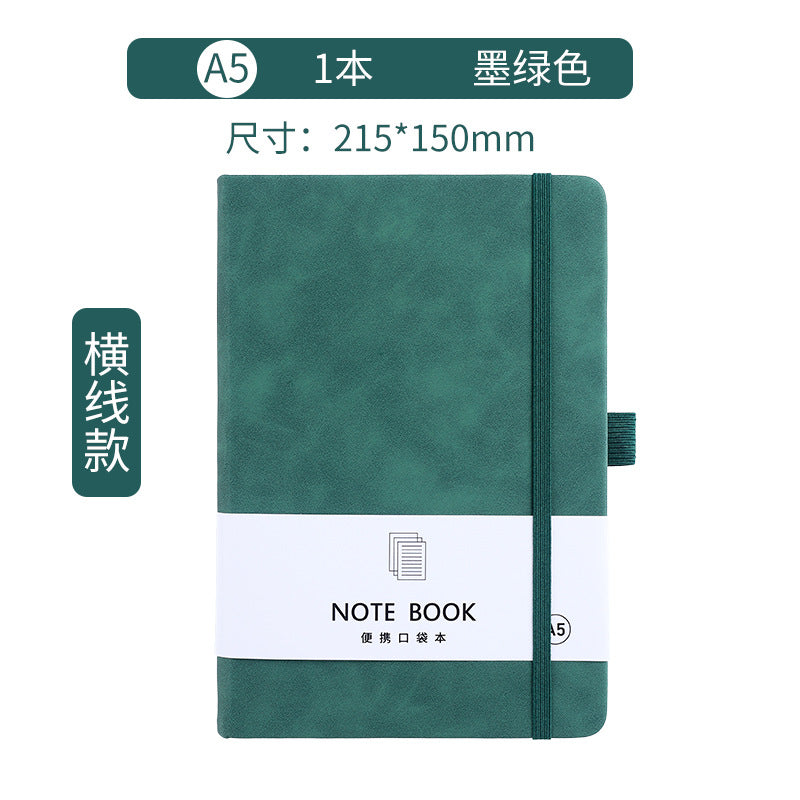 a7 strap notebook wholesale a5 skin feel leather student diary book custom a6 student diary book custom