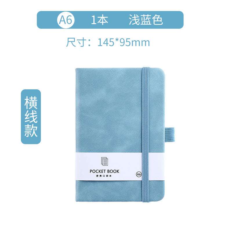 a7 strap notebook wholesale a5 skin feel leather student diary book custom a6 student diary book custom
