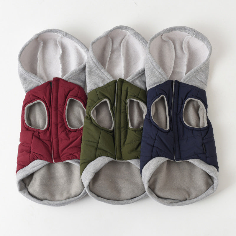 Assorted Colors Fleece Windproof Cotton-padded Jacket Teddy Supplies