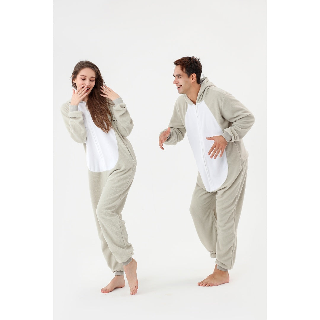 Onesie Animal Fleece Pajamas Halloween Cosplay Costumes Sleepwear Party Wear