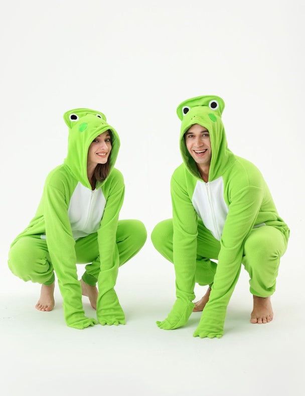 Onesie Animal Fleece Pajamas Halloween Cosplay Costumes Sleepwear Party Wear
