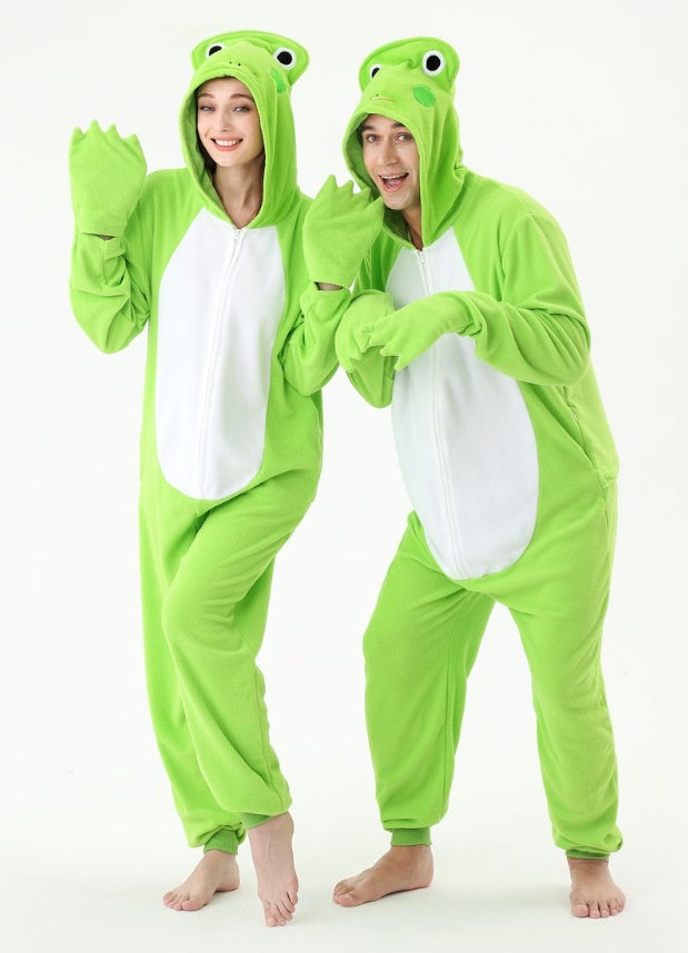 Onesie Animal Fleece Pajamas Halloween Cosplay Costumes Sleepwear Party Wear