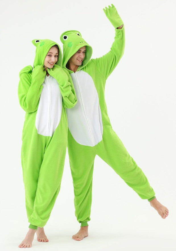 Onesie Animal Fleece Pajamas Halloween Cosplay Costumes Sleepwear Party Wear